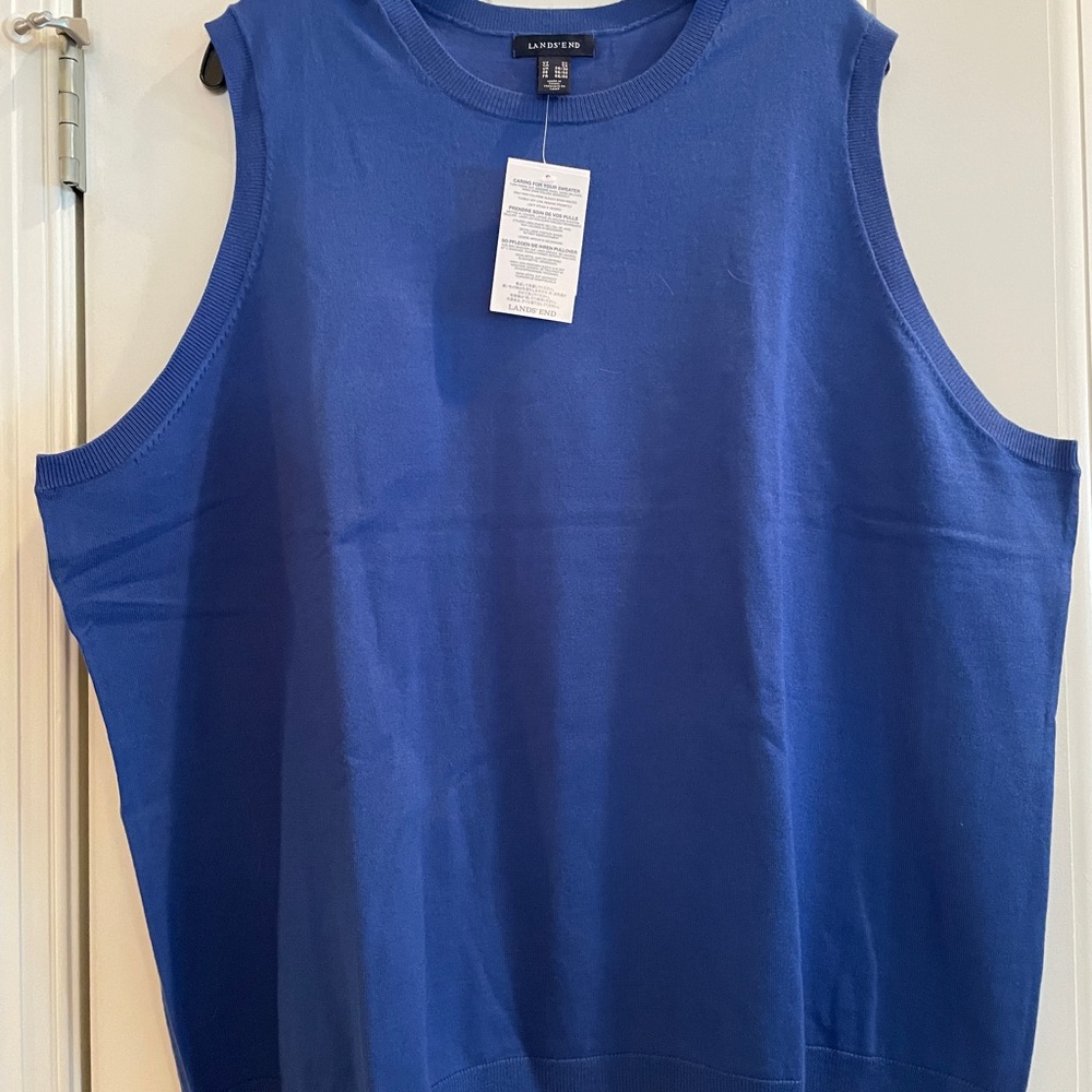NWT | Lands’ End | Sleeveless shell | 3X